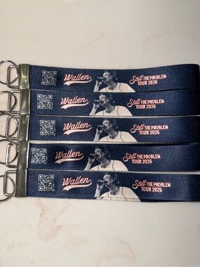 Morgan Wallen Still The Problem Tour 2026 Keychain Wristlet (1 WRISTLET)